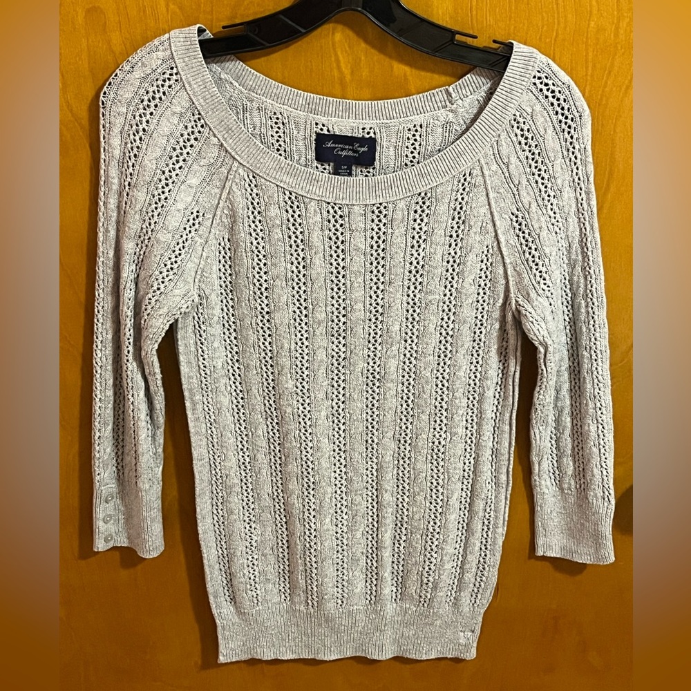 American Eagle Gray Sweater. Size S/P